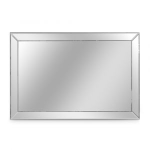 AICO - Carmela Wall Mirror - Glossy Charcoal Sand - LFR-CRMA260-830