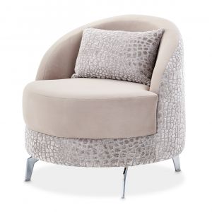 AICO - Dion Accent Chair Chair - Stone/Silver - LFR-DION835-STN-808