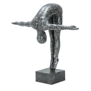 AICO by Michael Amini - Diver in Motion on Cast Aluminum Base - ACF-ARF-DIVER-001