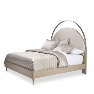 AICO by Michael Amini - Eclipse Cal King Upholstered Bed with LED Lights - Moonlight - KI-ECLPCK-135