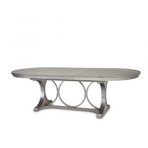 AICO by Michael Amini - Eclipse Oval Dining Table - Moonlight - KI-ECLP000-135