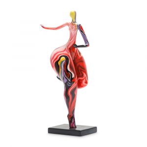 AICO by Michael Amini - Illusions Dancing Statue, Pink - FS-ILUSN-001