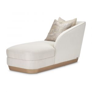 Aico by Michael Amini - La Rachelle Chaise - Icicle/Champagne - 9034842-ICICL-136