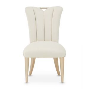 Aico by Michael Amini - La Rachelle Dining Side Chair (Set of 2) - Icicle/Champagne - 9034003-136