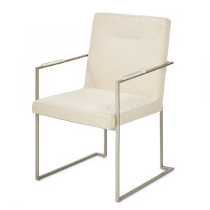 AICO by Michael Amini - Laguna Ridge - Arm Chair - Brushed Silver - 9083004-814