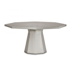 Aico by Michael Amini - Lanterna Octagonal Dining Table - Silver Mist - N9032001-823