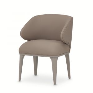 AICO by Michael Amini - Lanterna Vanity Chair - Silver Mist - 9032244-823