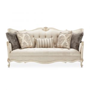 AICO by Michael Amini - Lavelle Classic Pearl Sofa - Ivory - 54815-IVORY-113_CLOSEOUT