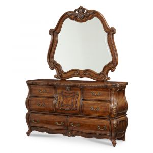 AICO by Michael Amini - Lavelle Cottage Dresser and Mirror in Melange
