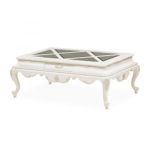 AICO by Michael Amini - Lavelle Rectangular Cocktail Table - Classic Pearl - N54201-113