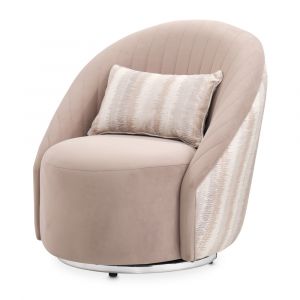 AICO - Lucca Swivel Chair - Silver - LFR-LUCA839-NGT-808