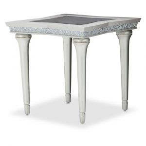 AICO by Michael Amini - Melrose Plaza End Table in Dove - 9019202-118
