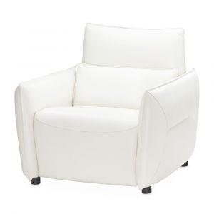 AICO by Michael Amini - Mia Bella Verona Matching Chair - Snow - MBLP-VRNA35-WHT-00