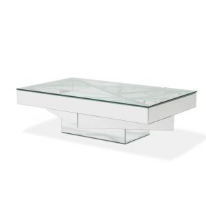 AICO by Michael Amini - Montreal - Rectangular Cocktail Table with Glass Top - FS-MNTRL-1389