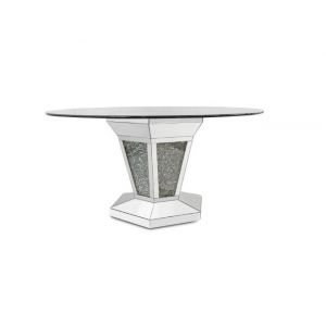 AICO by Michael Amini - Montreal - Round Glass Dining Table - FS-MNTRL-1608