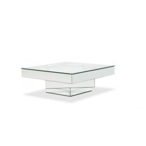 AICO by Michael Amini - Montreal - Square Cocktail Table with Glass Top - FS-MNTRL-1622Y