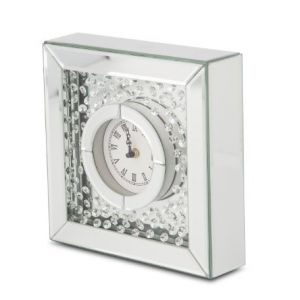 AICO by Michael Amini - Montreal - Table Clock with Crystal Accents - FS-MNTRL-5042