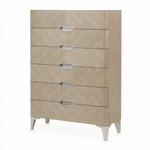 Aico by Michael Amini - Penthouse 6-Drawer Chest - Ash Gray - N9033070-130