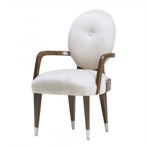 Aico by Michael Amini - Roxbury Park Dining Arm Chair (Set of 2) - Slate - NR9006004-220