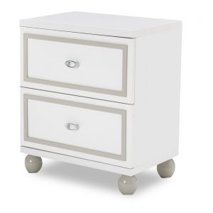 AICO by Michael Amini - Sky Tower Nightstand in Cloud White - 9025640-108