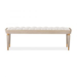 AICO - St. Charles Bench - Dove Gray - 9088904-803