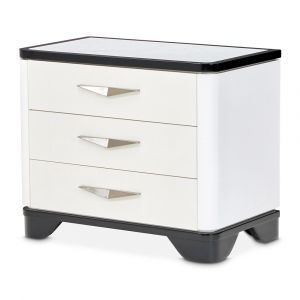 AICO - Tuxedo Large Nightstand - Piano Keyboard - 9087042-832