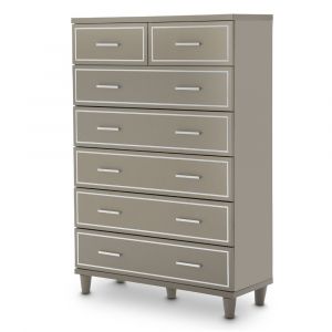 AICO by Michael Amini - Urban Place 7 Drawer Chest in Dove Gray - 9027670-803