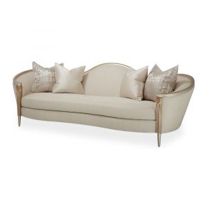 Aico by Michael Amini - Villa Cherie Sofa - Pearl/Caramel - N9008815-PEARL-134