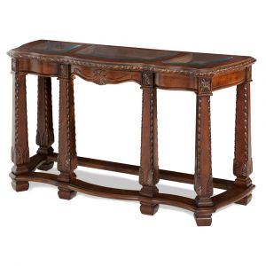 AICO by Michael Amini - Windsor Court Sofa Table in Vintage Fruitwood - 70203-54