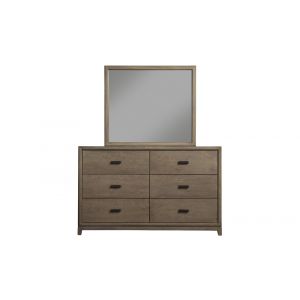 Alpine Furniture - Camilla 6 Drawer Dresser and Mirror Set - 1800-03_06