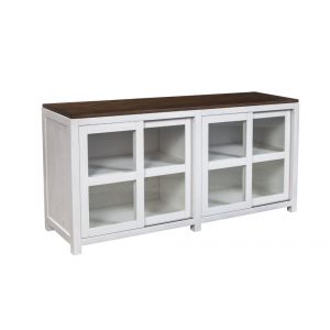 Alpine Furniture - Donham Large Display Cabinet - 3737-68
