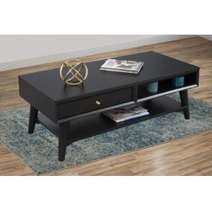 Alpine Furniture - Flynn Coffee Table, Black - 966BLK-61