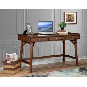 Alpine Furniture - Flynn Large Desk, Walnut - 966WAL-66