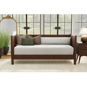 Alpine Furniture - Flynn Mid Century Modern Twin Size Day Bed, Walnut - 966WAL-09T
