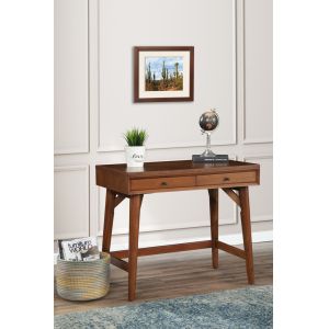 Alpine Furniture - Flynn Mini Desk, Acorn - 966-65
