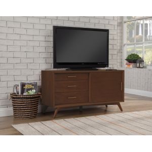 Alpine Furniture - Flynn Small TV Console, Walnut - 966WAL-15