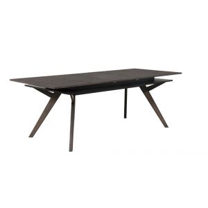 Alpine Furniture - Lennox Rectangular Extension Dining Table, Dark Tobacco - 5164-01