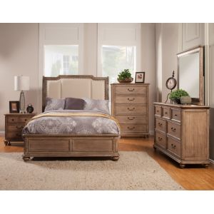 Alpine Furniture - Melbourne 5-Piece King Bedroom Set C