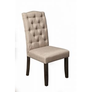 Alpine Furniture - Newberry Button Tufted Parson Chair - (Set of 2) - 1468-23