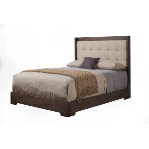 Alpine Furniture - Savannah Tufted Upholstered Queen Bed - 1100-01Q