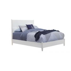 Alpine Furniture - Tranquility Standard King Panel Bed, White - 1867-07EK