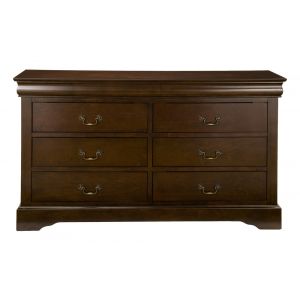 Alpine Furniture - West Haven 6 Drawer Dresser - 2201