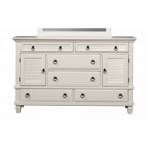 Alpine Furniture - Winchester 2 Cabinet & 6 Drawer Dresser - 1306-W-DR