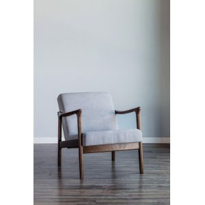 Alpine Furniture - Zephyr Lounge Chair, Light Grey - RT641A