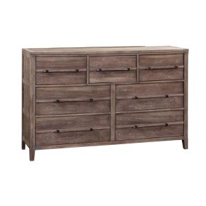 American Woodcrafters - Aurora Dresser - Weathered Grey - 2800-270
