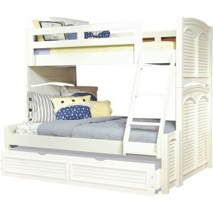 American Woodcrafters - Cottage Traditions Complete Twin Over Full Bunkbed - 6510-TFBNK