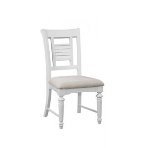 American Woodcrafters - Cottage Traditions Dining Side Chair - Set of 2 - White Cottage - D-6510-670