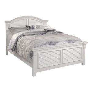 American Woodcrafters - Cottage Traditions Queen Bed - White Cottage - 6510-50PAN