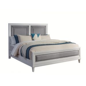 American Woodcrafters - Dunescape King Upholstered Bed - White - 1210-66UPH