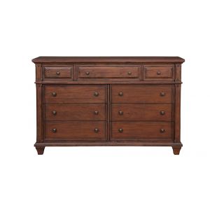 American Woodcrafters - Sedona Dresser - Cinnamon Cherry - 2400-270